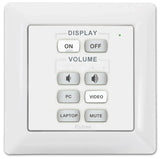 Extron NBP 108 EU Network Button Panel Flex55 and EU, Black and White, 8 Button control Extron