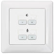 Extron NBP VC2 EU Network Button Panel with Dual Volume Control Flex55 and EU, Black and White, Dual Vol control Extron