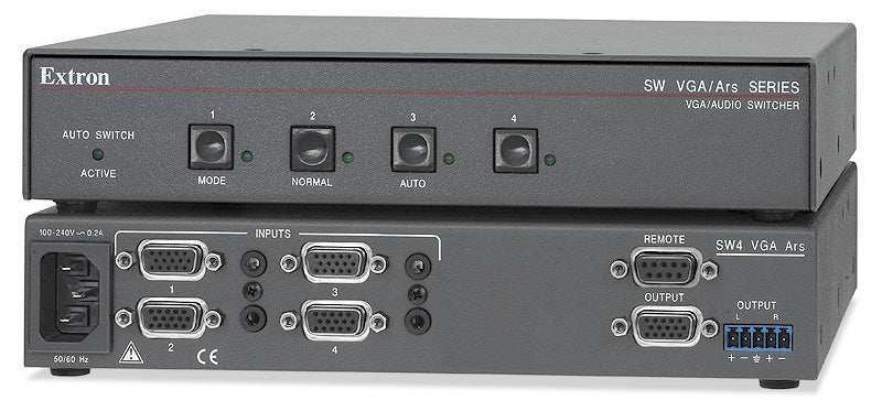 Extron SW2 46 VGA RS VGA Switcher audio and video switches Extron