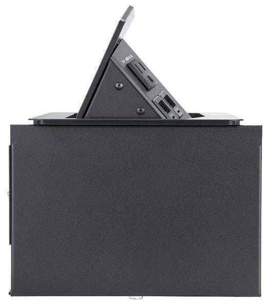 Extron Hideaway HSA 400 Series Surface Access Enclosure Multi-Region - Black Anodized Audio & Video Cables Extron