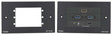 Extron AAP 102 MK AV Connectivity Mounting Frame for MK Boxes Black mount boxes Extron