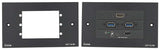 Extron AAP 102 MK AV Connectivity Mounting Frame for MK Boxes Black mount boxes Extron