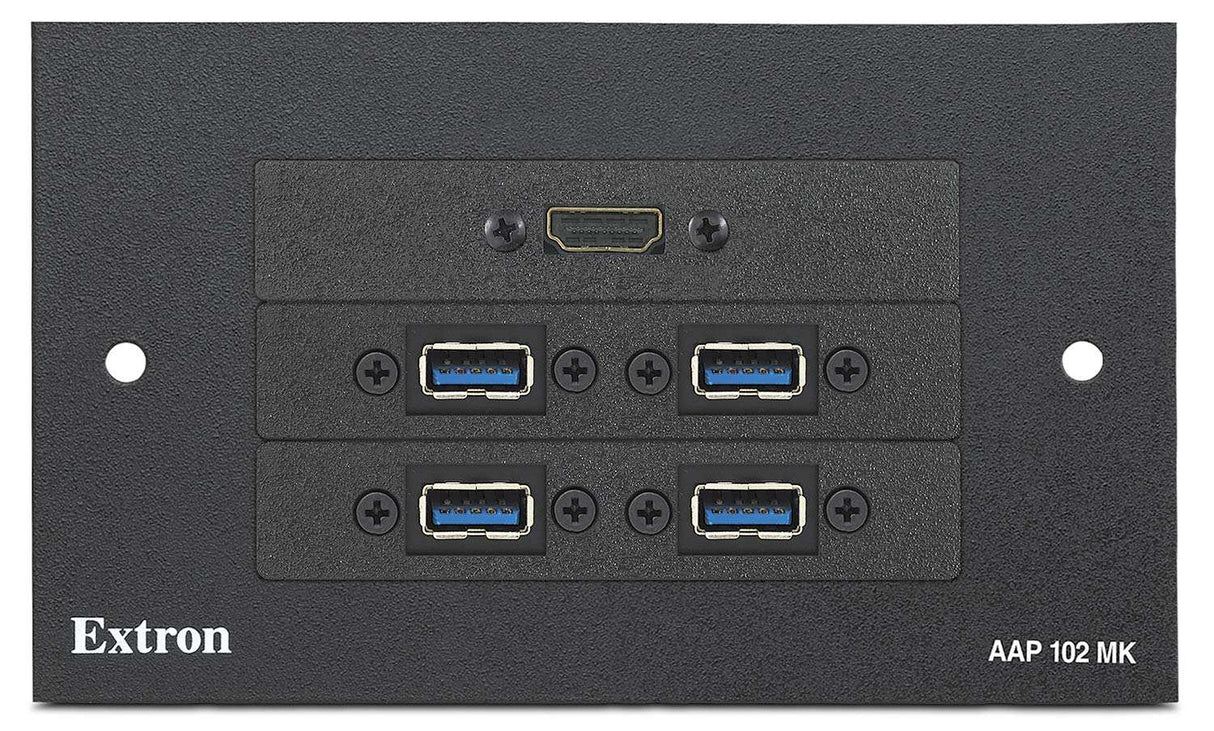 Extron AAP 102 MK AV Connectivity Mounting Frame for MK Boxes Black mount boxes Extron