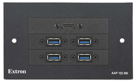 Extron AAP 102 MK AV Connectivity Mounting Frame for MK Boxes Black mount boxes Extron
