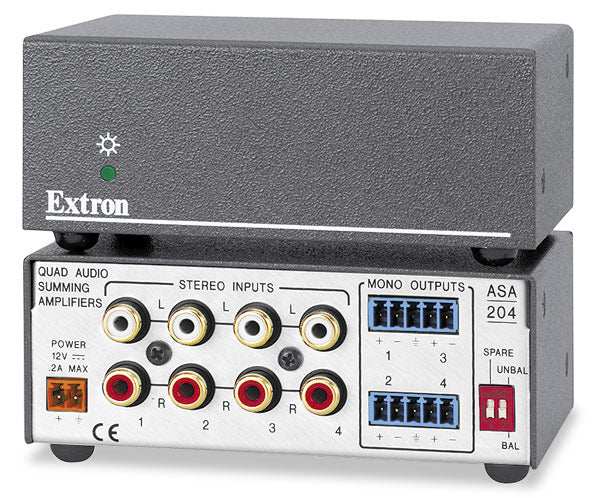 Extron ASA 204 Four-Input Analog Stereo Audio Input Amplifiers Extron