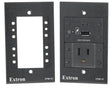 Extron CPM 101 White Cable Pass-Through Plate (Copy) mount boxes Extron