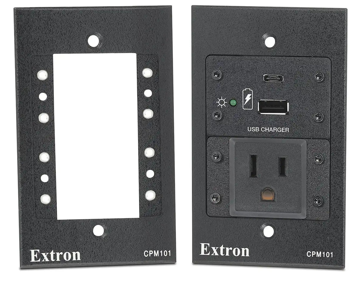 Extron CPM 101 White Cable Pass-Through Plate (Copy) mount boxes Extron