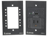Extron CPM 101 White Cable Pass-Through Plate (Copy) mount boxes Extron