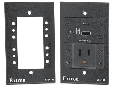 Extron CPM 101 White Cable Pass-Through Plate (Copy) mount boxes Extron