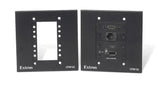Extron CPM 102 Series Cable Pass-Through Plate White - With Cable Guards mount boxes Extron