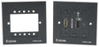 Extron CPM 101 Series Cable Pass-Through Plate Black mount boxes Extron