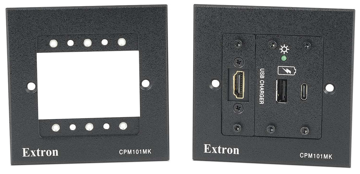 Extron CPM 101 Series Cable Pass-Through Plate Black mount boxes Extron