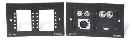 Extron CPM 103 MK Series Cable Pass-Through Plate with Matching Kit mount boxes Extron
