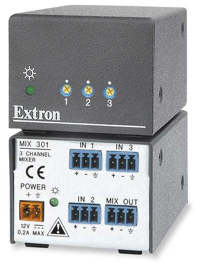 Extron MIX 301 Three-Input Stereo Audio Mixer Audio Extron