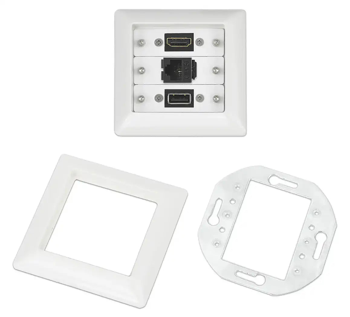 Extron MAAP 200 EU Series Mounting Frame 2-EU gang, holds 6 MAAP modules mount boxes Extron