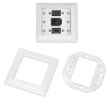 Extron MAAP 200 EU Series Mounting Frame 2-EU gang, holds 6 MAAP modules mount boxes Extron