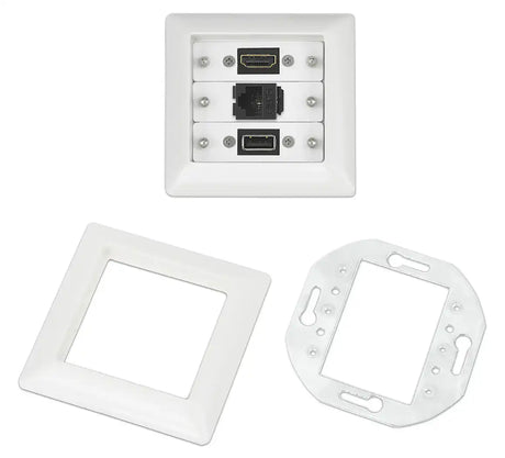 Extron MAAP 200 EU Series Mounting Frame 2-EU gang, holds 6 MAAP modules mount boxes Extron