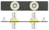Extron AAP 2BNCPTTFF - Architectural Adapter Plate with Dual BNC and Pass-Through Audio & Video Cables Extron