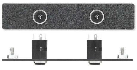 Extron AAP 2MJSC - Architectural Adapter Plate with Dual HDMI and Stereo Mini-Jack Audio & Video Cables Extron