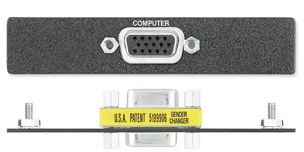 Extron AAP 1 HD F HDMI Pass-Through Plate Black Audio & Video Cables Extron
