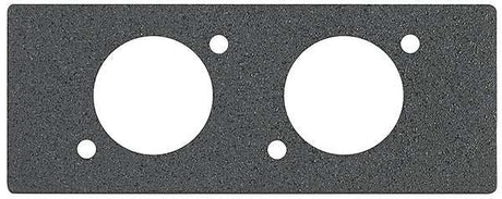 Extron AAPBPTNO Blank Plate with Two Neutrik Openings Black mount boxes Extron