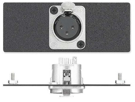 Extron AAP1XLR One XLR 3-pin Female to Solder Cup - Neutrik AAP Module White Audio & Video Cables Extron