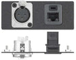Extron AAP1XLR3FRG45 One XLR 3-pin Female to Solder Cups - Neutrik, One RJ-45 Barrel - CAT 5e AAP Module Audio & Video Cables Extron