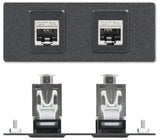 Extron Two XTP DTP Punch Down Jacks mount boxes Extron