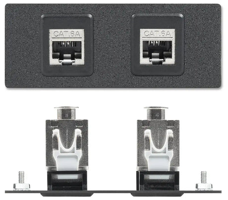 Extron Two XTP DTP Punch Down Jacks mount boxes Extron