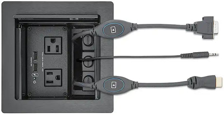 Extron Retractor SM Cable Retraction System Cable Cubby 500/700; Holds 3 Modules Audio & Video Cables Extron