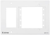 Extron AAP 314 Architectural Adapter Plate Three-Gang Mounting Frame; White mount boxes Extron