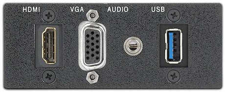 Extron AAP SuperPlate HDMI, VGA, Audio, and Network – Black mount boxes Extron
