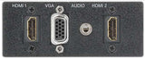 Extron AAP SuperPlate HDMI, VGA, Audio, and Network – Black mount boxes Extron