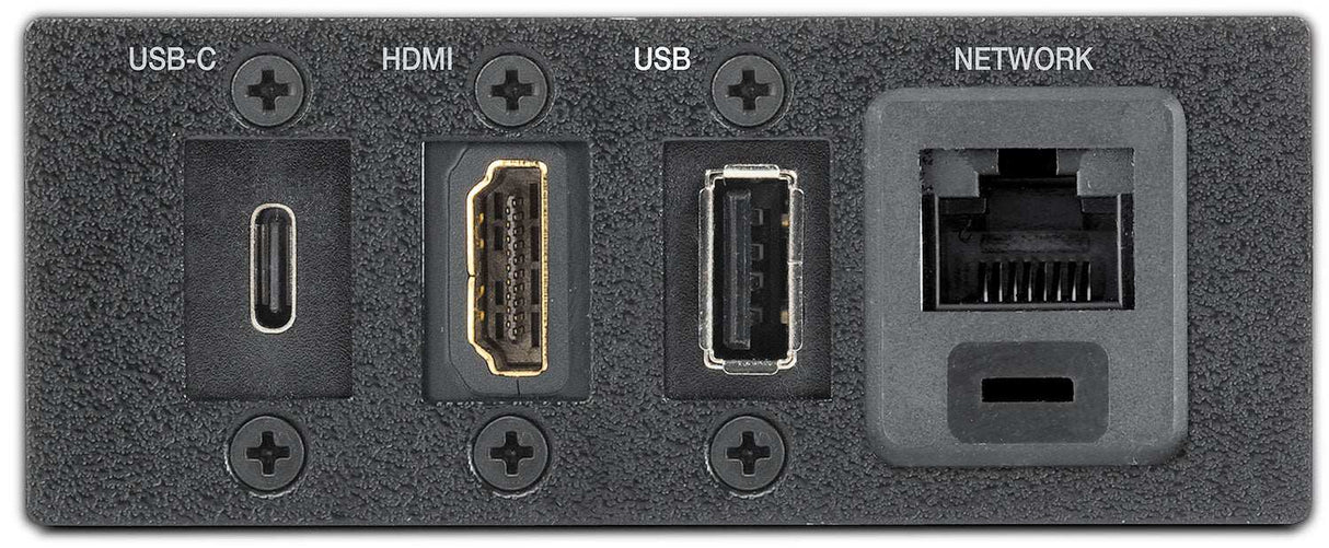 Extron AAP SuperPlate HDMI, VGA, Audio, and Network – Black mount boxes Extron