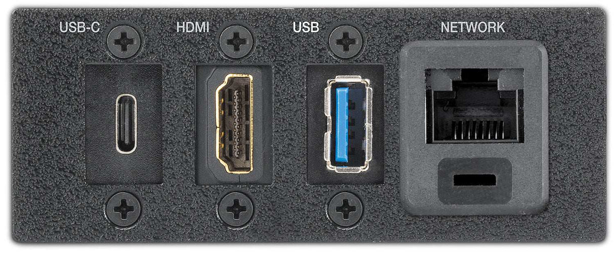 Extron AAP SuperPlate HDMI, VGA, Audio, and Network – Black mount boxes Extron