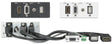 Extron AAP SuperPlate HDMI, VGA, Audio, and Network – Black mount boxes Extron