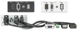 Extron AAP SuperPlate HDMI, VGA, Audio, and Network – Black mount boxes Extron