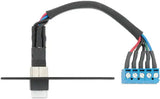 Extron MAAP 1CC-SCS One Momentary Switch to Captive Screw on 4" Pigtail Black Audio & Video Cables Extron