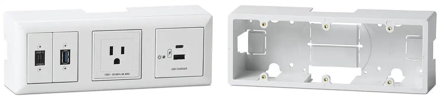 Extan Box Extron EWB 211 One-Gang External Wall Box White – Creation Networks