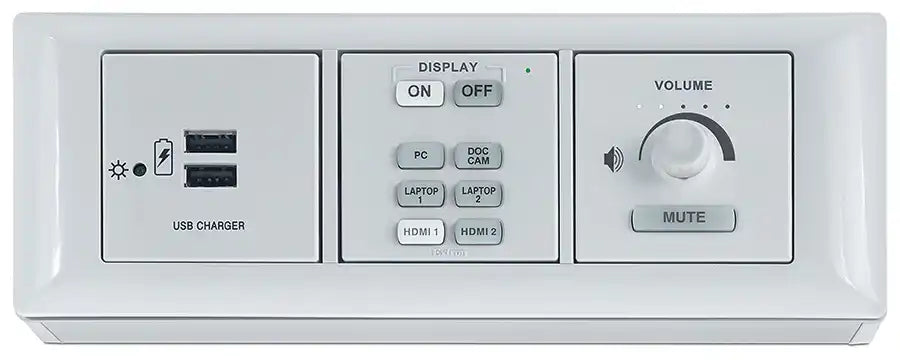 Extron SMB 214 Four-gang, White Low-Profile Surface Mount Boxes mount boxes Extron