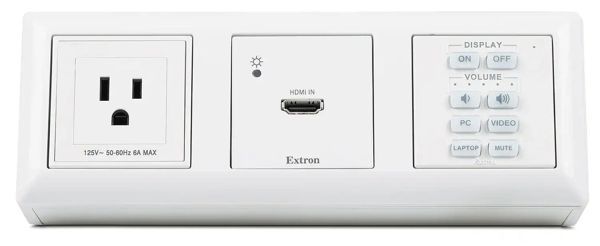 Extron SMB 214 Four-gang, White Low-Profile Surface Mount Boxes mount boxes Extron