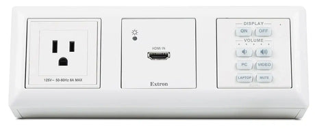 Extron SMB 214 Four-gang, Black Low-Profile Surface Mount Boxes mount boxes Extron