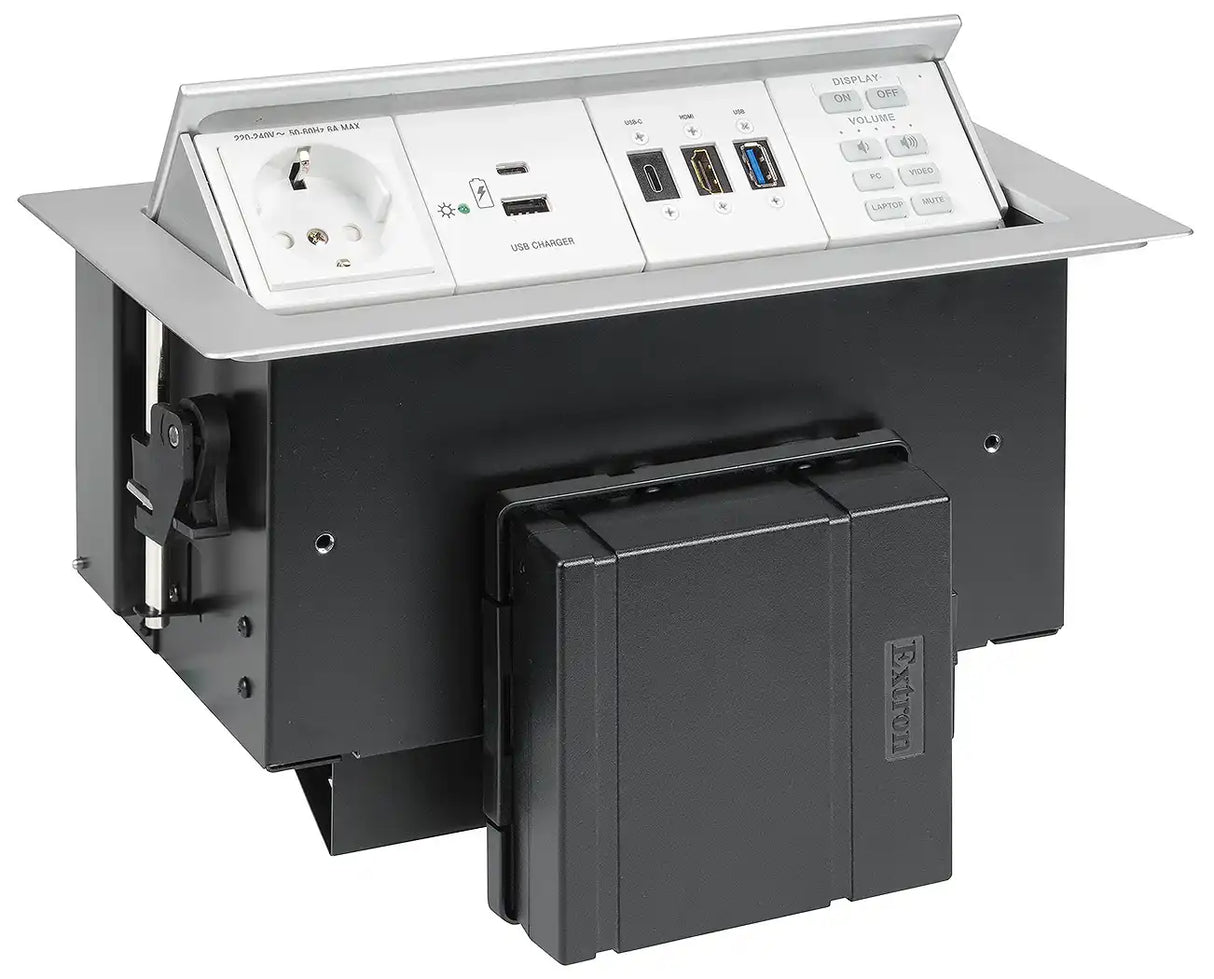Extron Flex55 Superplate HDMI, USB 3, and USB-C - White Audio & Video Cables Extron