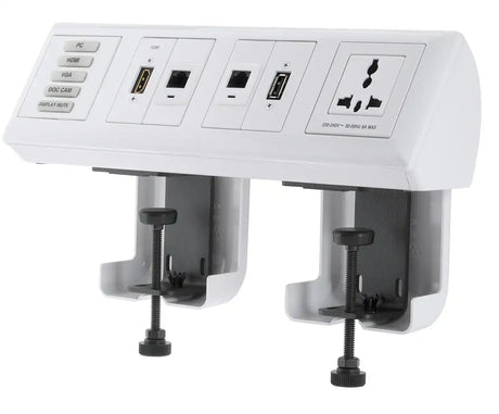 Extron EWB 112 External Wall Box 4-gang Mounting Kit for Flex55 and EU Boxes -White Audio & Video Cables Extron