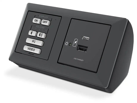 Extron EWB 112 External Wall Box 4-gang Mounting Kit for Flex55 and EU Boxes -White Audio & Video Cables Extron