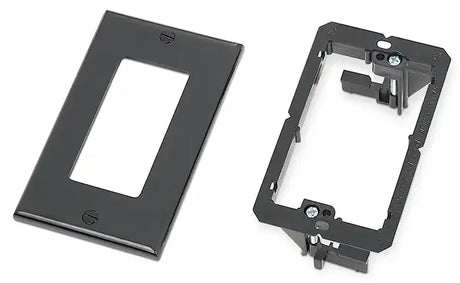 Extron Decora 100 MK Series Mounting Kit Three-gang, black mount boxes Extron