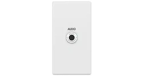 Extron Stereo Mini-Jack Cap Flex55 Plate White mount boxes Extron