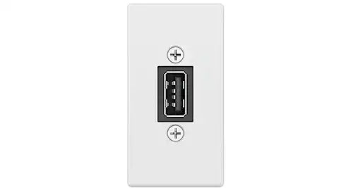 Extron USBAF2FP Dual USB-A Female to Female Pass-Through Flex55 Module Black Audio & Video Cables Extron