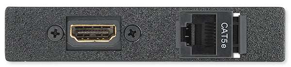 Extron HDMI F/F + RJ-45 F/F + Captive Screw Pass-Through Plate White Audio & Video Cables Extron