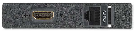 Extron HDMI F/F + RJ-45 F/F + Captive Screw Pass-Through Plate White Audio & Video Cables Extron